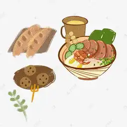  手绘的卡通面条食物素材图片免费下载高清psd千库网图片编号11809491