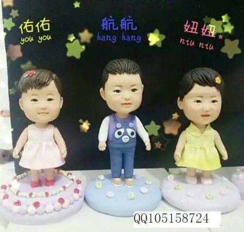  只要提供照片就可以订做,卡通软陶公仔,四川省成都市成华区二环路东一段27号6栋三单元qq977605900,电话18664346592胡