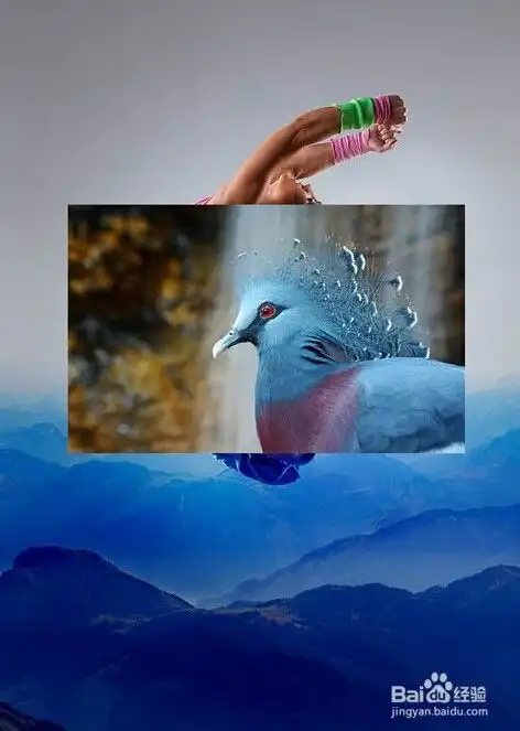  photoshop设计蓝色梦幻般舞者的全过程