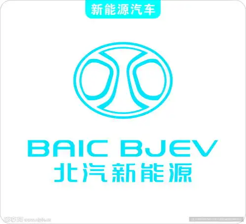  北汽新能源汽车logo设计图