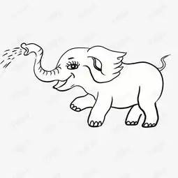 素描简笔线条大象素材图片免费下载高清psd千库网图片编号9402009
