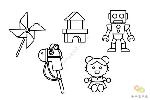  玩具简笔画图片
