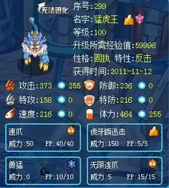  本人赛尔号不知怎么练猛虎王....下面有图片请高手看看我的猛虎王还能不能成极品一定要详细