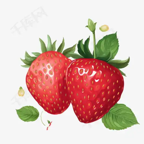  海报与水果主题水彩,创意草莓插图模板素材图片免费下载千库网