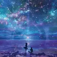  既梦幻又有意境的星辰头像