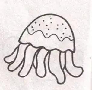 孔雀简笔画涂色可打印