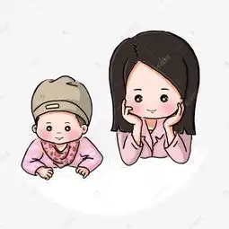  儿童节母亲节母子二人素材图片免费下载高清psd千库网图片编号9834795