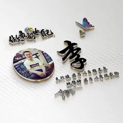  2022你的微信头像该换了,36张3d质感连笔签名头像,精心为你设计