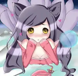  谁有英雄联盟九尾妖狐阿狸的这张图要1080的