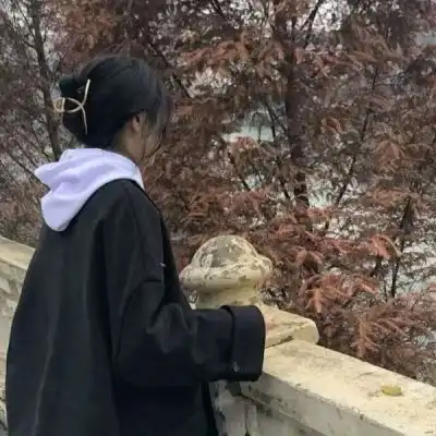  女生背影头像