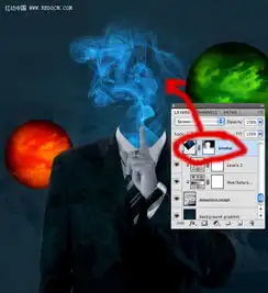  photoshop合成创意独特的烟雾人像效果教程