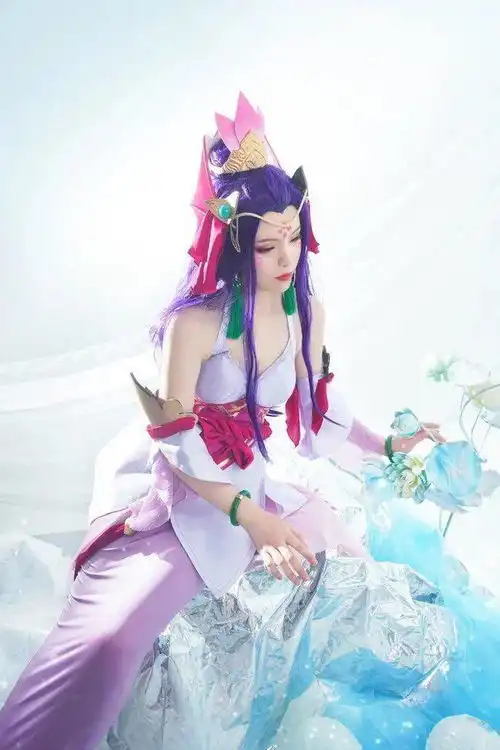  大海会再次让它们沉睡cosplay正片英雄联盟玉剑传说娜美