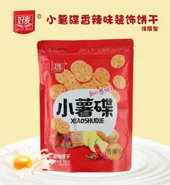  好麦小薯碟香辣味装饰饼干228g袋