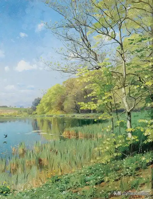  油画风景取景方法