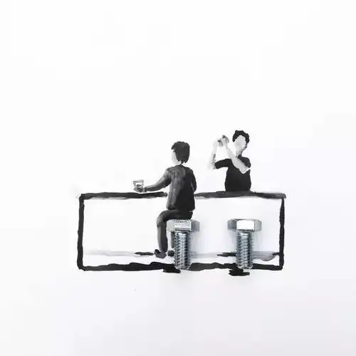  有趣的生活拼贴创意手绘装饰画作品