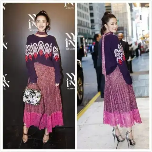  唐嫣李沁李易峰时尚新贵纽约时装周博眼球,在你心中哪个上位了