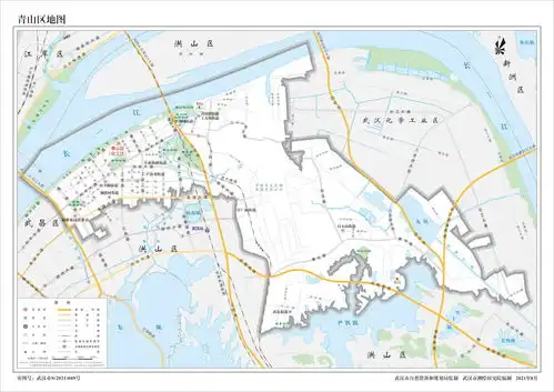  重磅2021武汉13个区最新版地图发布