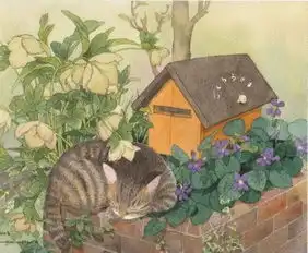  呆萌的二次元大眼妹清新女生插画头像素材