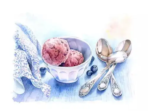  挪威插画师katerynasavchenko水彩生活