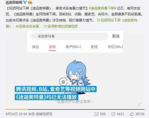  全网禁播被狂喷后,删减版迪迦奥特曼又上架了