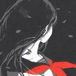  头像百科少女水手服女头黑白二次元