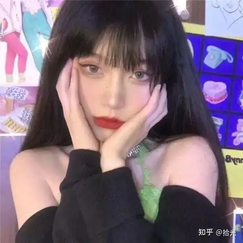 御姐风头像人脸高级感