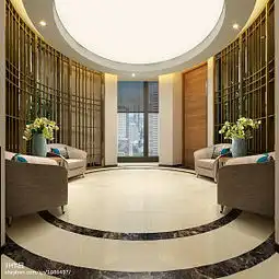  公司前台装修设计效果图公司前台装饰图片