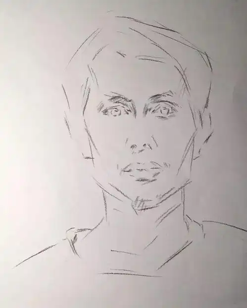  人像素描画法步骤图片素描头像如何深入塑造素描头像五官步骤及画法