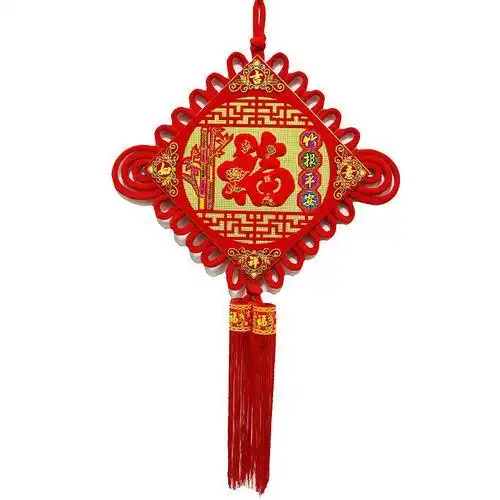  中国结客厅挂饰大号福字乔迁新居镇宅辟邪挂件新婚喜庆用品同心结