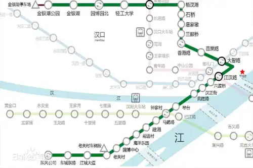  武汉地铁6号线二期站点图通车时间线路图