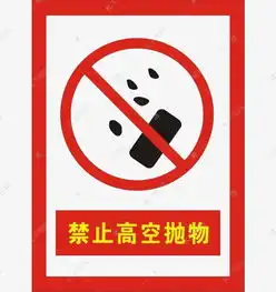  禁止高空抛物警告牌png素材图片免费下载高清png千库网图片编号10356206