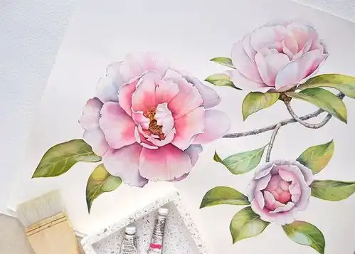  仙气满满的水彩手绘,很赏心悦目
