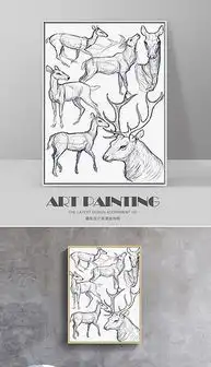  tif不分层鹿简笔画tif不分层格式鹿简笔画素材图片tif不分层鹿简笔画设计模板我图网