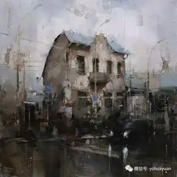  油画技法之压印肌理