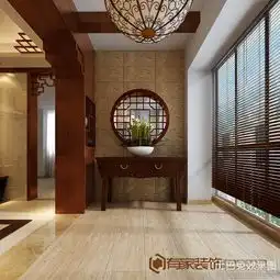  中式风格阳台装修