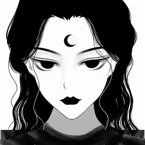  暗黑丧系头像