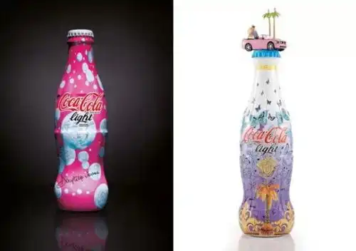  瓶子上的性感,可口可乐大牌跨界包装设计