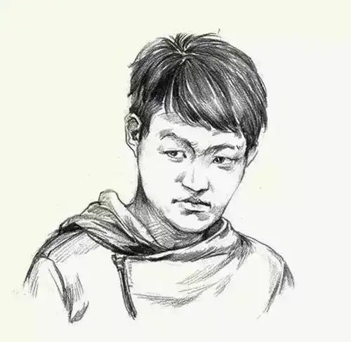 速写人物头像素材商务