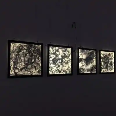  阿书浪漫提词器文字微信背景图