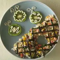  创意十足的家常爱心便当图片头像