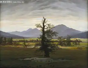  卡斯帕大卫风景油画图片下载