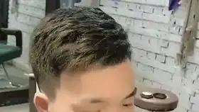 青少年适合发型图片男