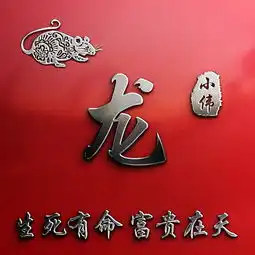  您该换个微信头像了,12生肖高端大气姓氏头像,鸿运当头红色款