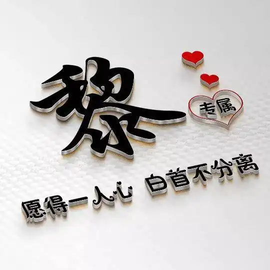  你的微信头像做好了,天道酬勤励志签名姓氏头像,喜欢请带走