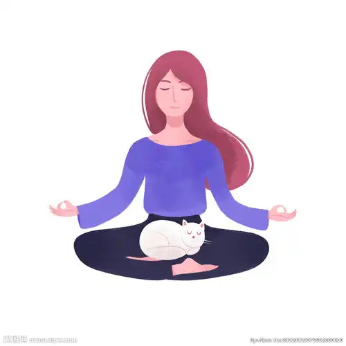  女子瑜伽动作设计图图片