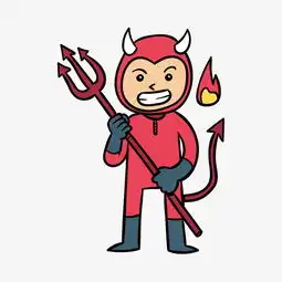  万圣节手绘恶魔人物插画图片素材其他格式下载动漫人物大全