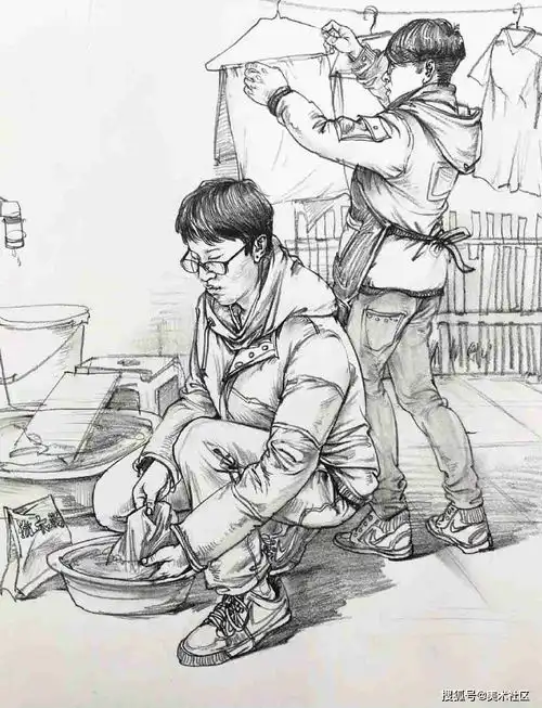  场景速写中非常实用的素材,建议美术生赶紧收藏
