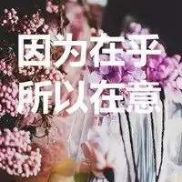  因为在乎所以在意图片加文字