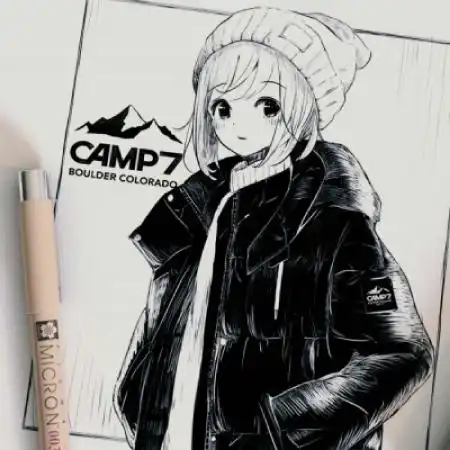  女生手绘头像,好看优质十分精致的彩绘系的