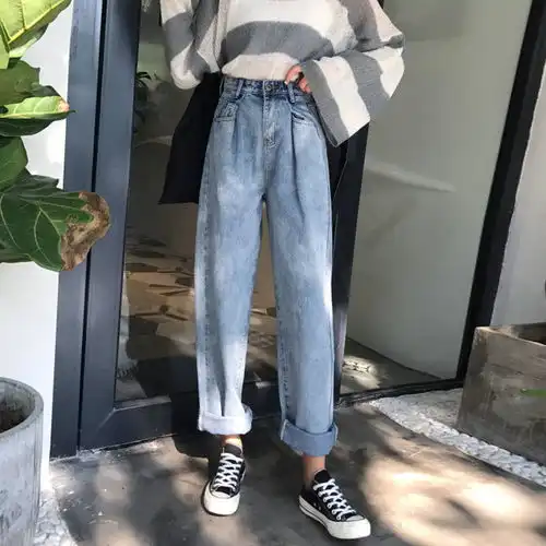  浙江亚马逊欧美潮流牛仔年轻人适合摆什么地摊破洞牛仔裤时尚女士-黄页88网